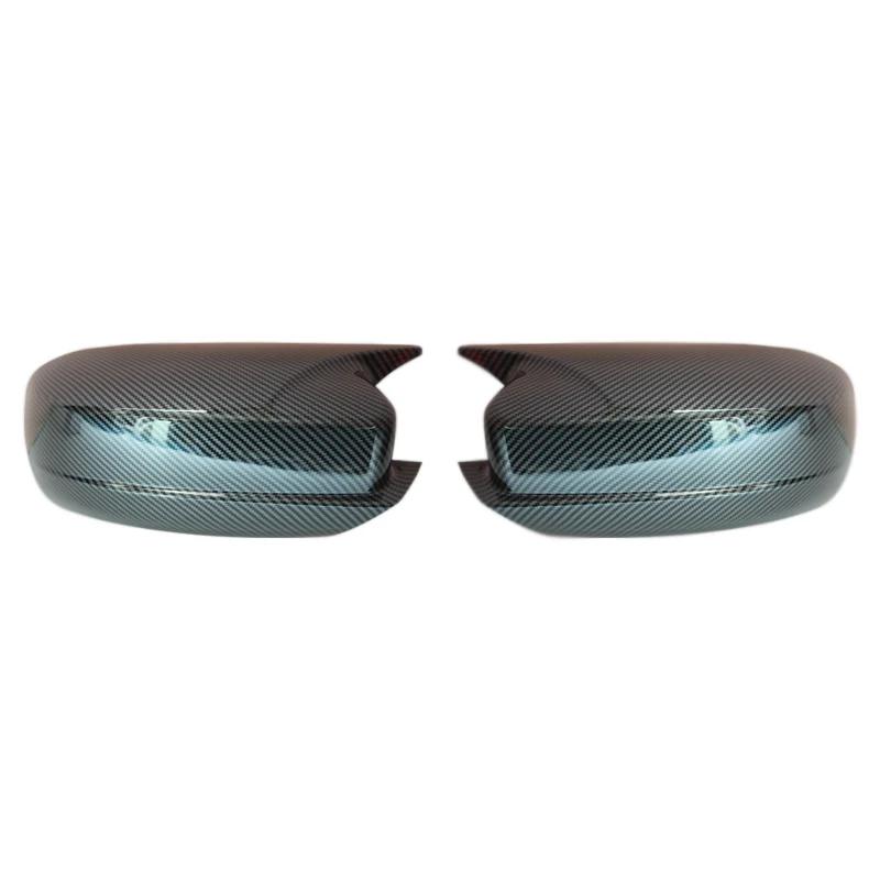 Car Rearview Side Mirror Cover For Dodge Charger 2011-2025 Wing Cap Sticker View Case Trim Carbon Fiber