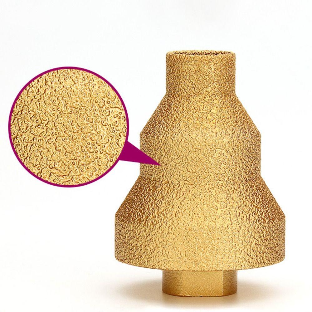 M10 Gewinde Keramikfliesen Lochöffner 20-35-50mm Anfasen Schleifen Bohrer Tragbarer Lochstanzer