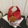2025 new popular super-hot shoulder bag niche trendy versatile messenger bag feeling Maillard hand bag women