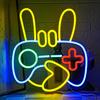 Game Neon Sign Gamepad Shape Signs for Game Room Wall Bedroom Decor, for Boys Gamer Gifts Teen Gaming Zone Party Decor