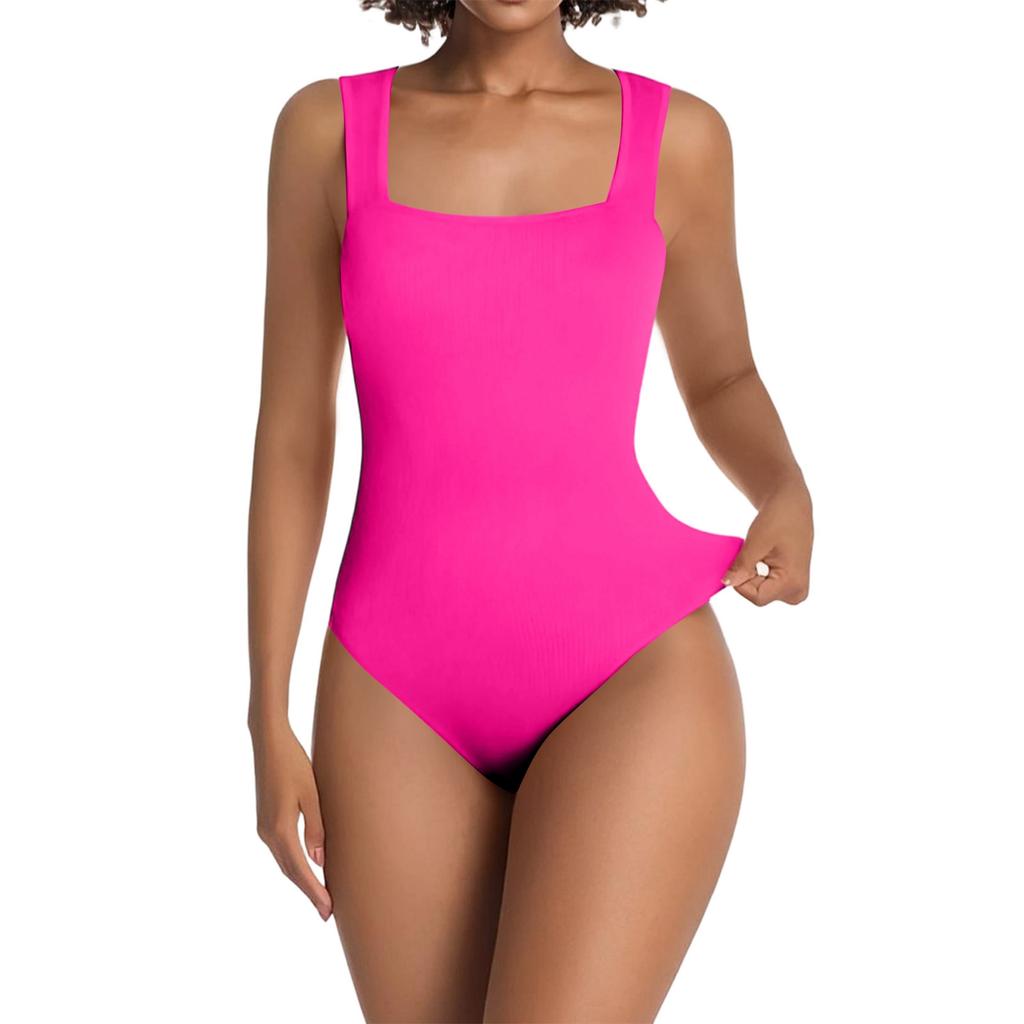 Women's Fashion Vest Panties One-Piece Fitted Bodysuit With Slimming Waist And Hip Lifting Seamless Shaping Bodysuit