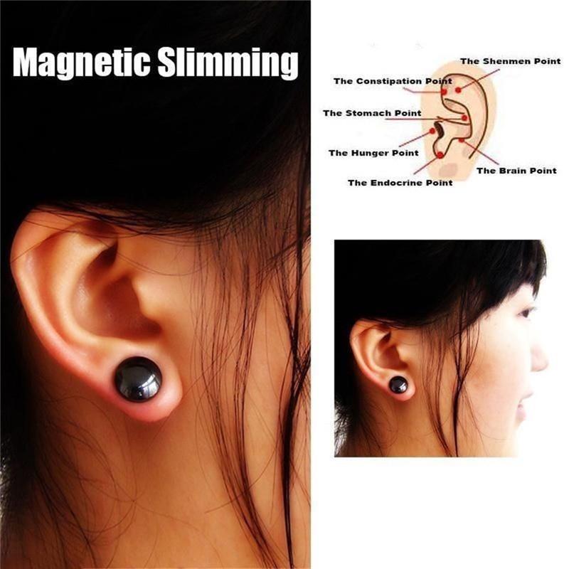Magnetic Therapy Acupoint Massage Earrings – Health Jewelry Studs and Ear Clips