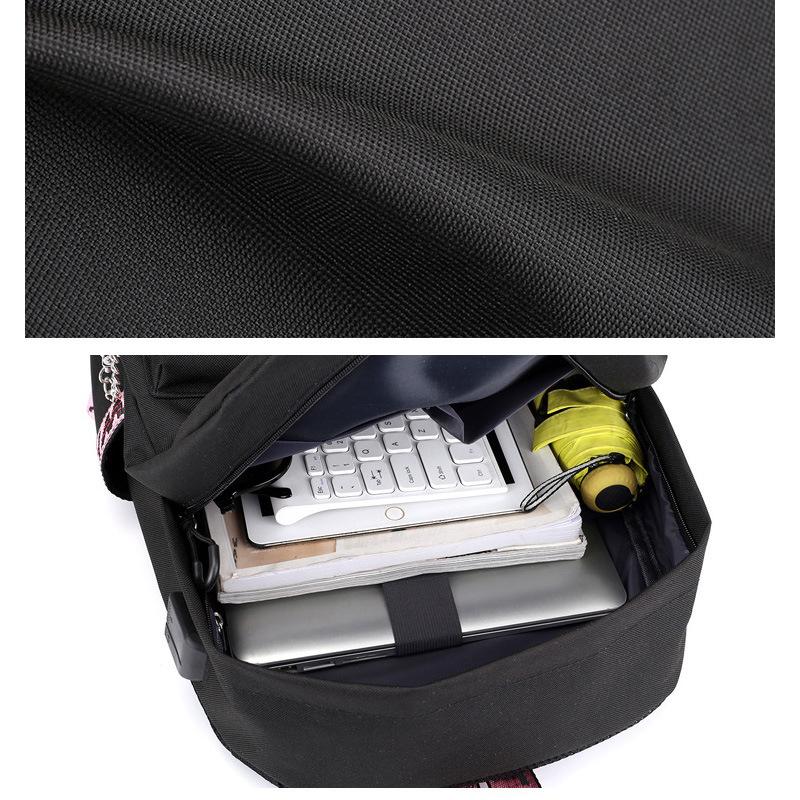 K-pop Printed Backpack for Teenager Girl Boy Bookbag Kid Gift Large Capacity Waterproof Travel Bag Rucksak