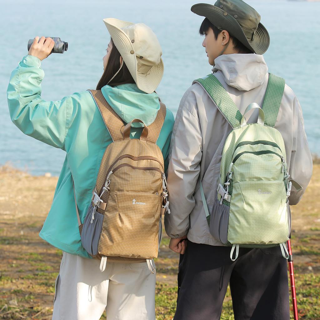 Fashionable Hiking Backpack, Large Capacity, Double Shoulder Bag, Lightweight, Suitable for Sports, Travel and Leisure Use.