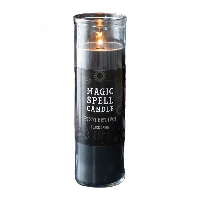 Something Different Magic Spell Protection Black Opium Tube Candle