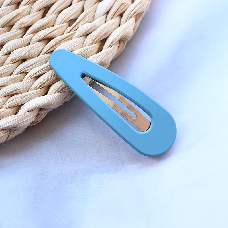 7cm Matte BB Clip - Cute Korean & Japanese Style Morandi Color Hairpin Accessory 20#