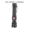 Small Flashlight Super Bright Portable Torch Rechargeable Multipurpose Light Hand Lamp Lighting Outdoor Household