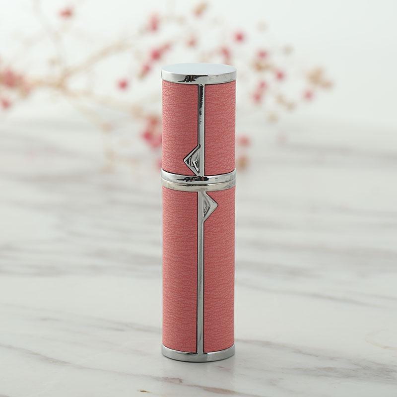 

5 мл Роскошный кожаный флакон для духов с распылителем с нижней заливкой арбуз красный