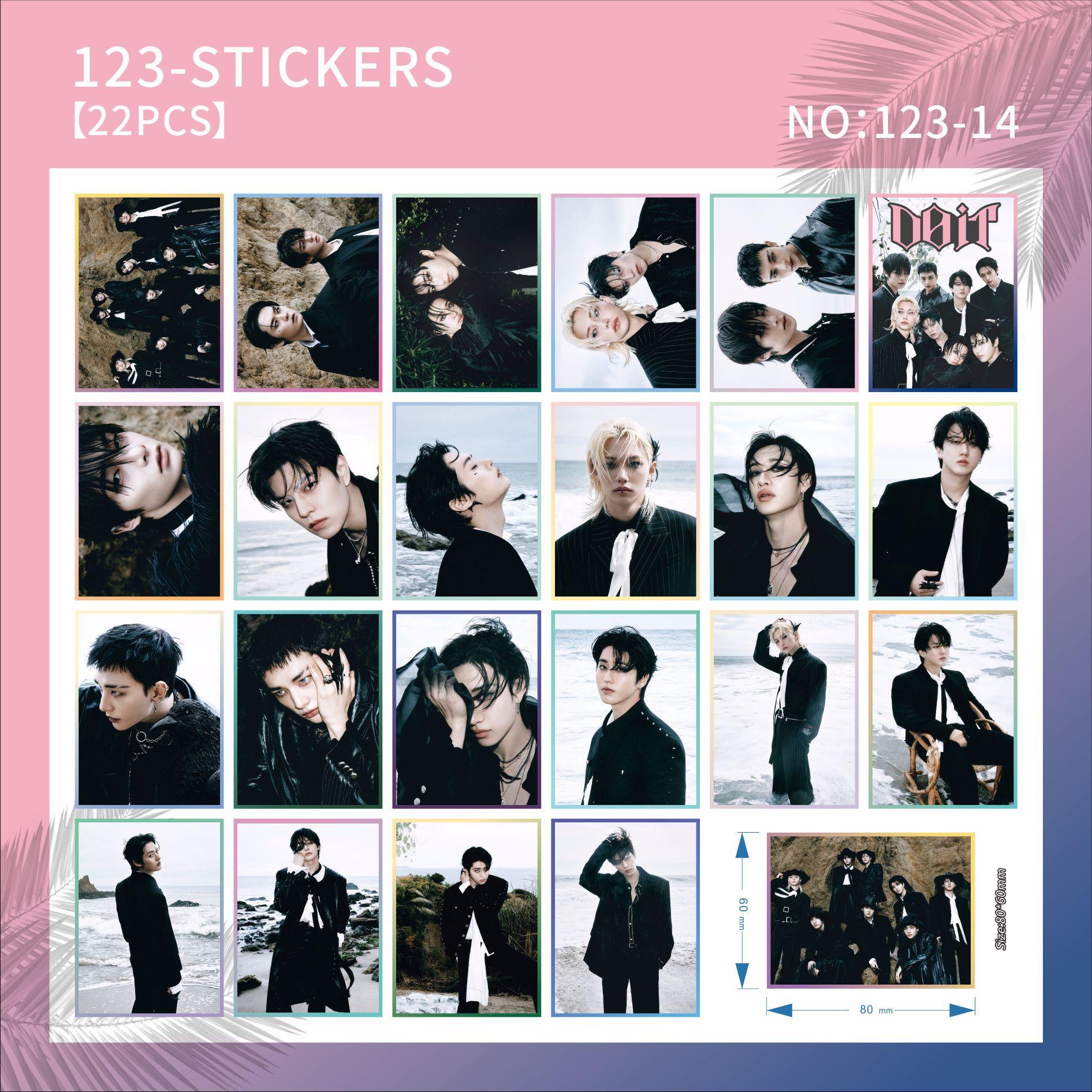 A Must-Have For Fans: Skzoo Stray Kids 22 Waterproof Stickers, High-Definition Kpop Idol Planner And Luggage Stickers, Birthday