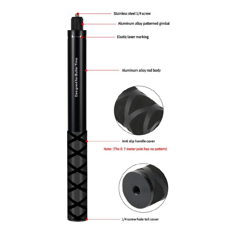 Compactly Rotating Lock Selfie Stick Extension Poles Rod Adjustable Shoot Angle for Travel Photography Enthusiasts
