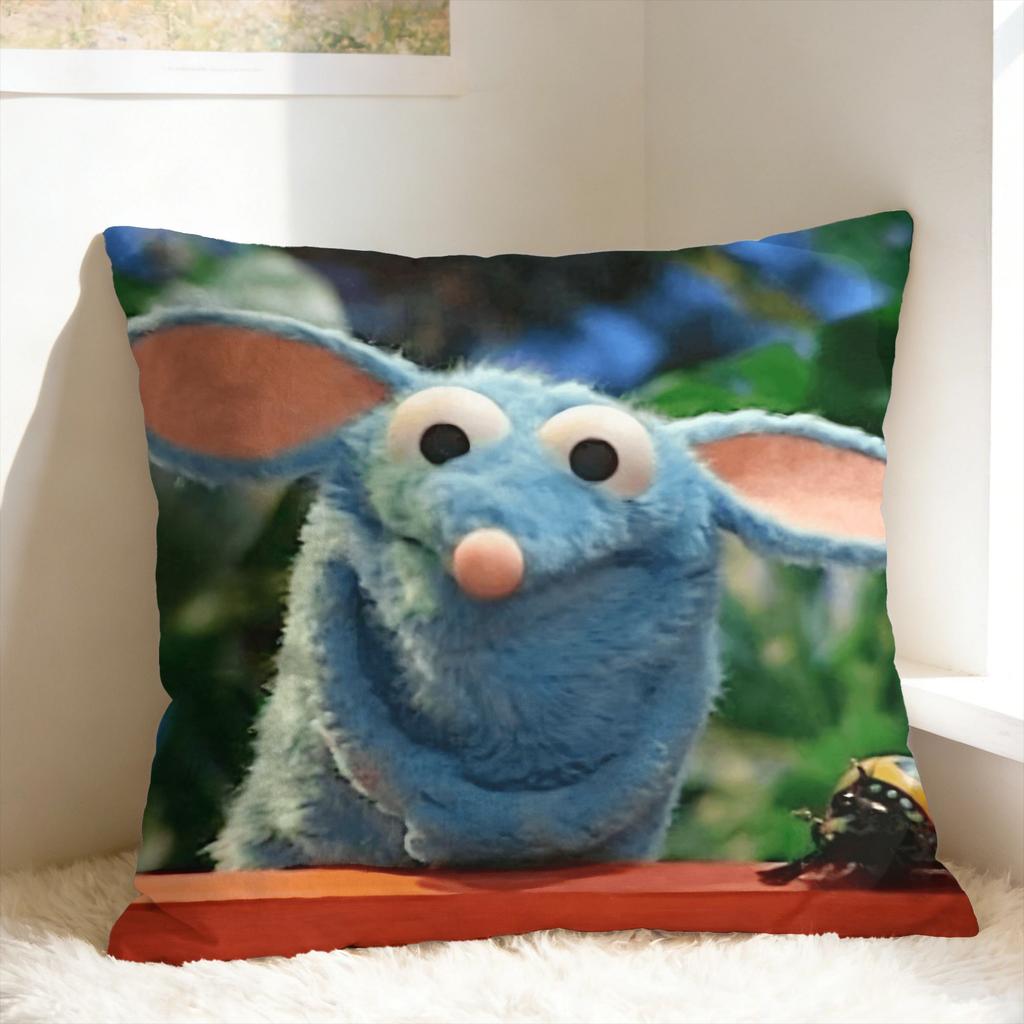 Tutter- B-Bear In The Big Blue House Pillow Case Soft Pillow Cover Novelty Pillowcases For Sofa Bedroom Home Decor