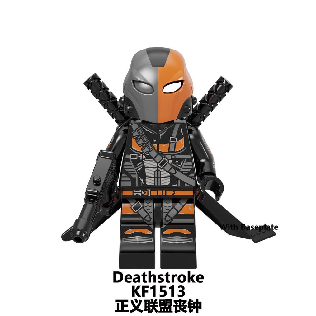 Minifigures Super Heroes Wander Woman The Flash Bat-man Aquaman Building Blocks Toys