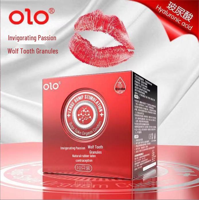 OLO 10-Pack Ice & Fire Condoms for Adults - God/Goddess Pleasure Series