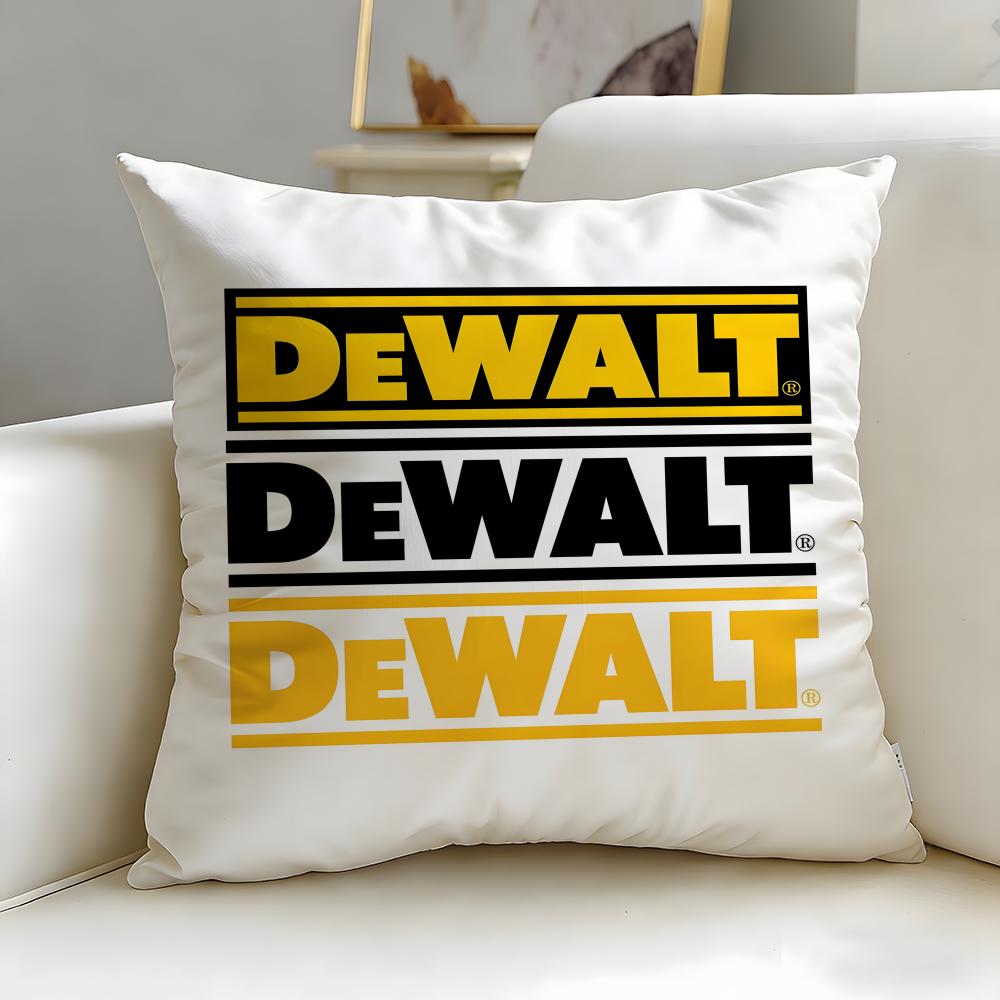 

classic brand DeWalt Cushion Cover Soft & Easy-Wash Pillow Case – Versatile for Couch, Bed, Travel and Office 30cmx30cm