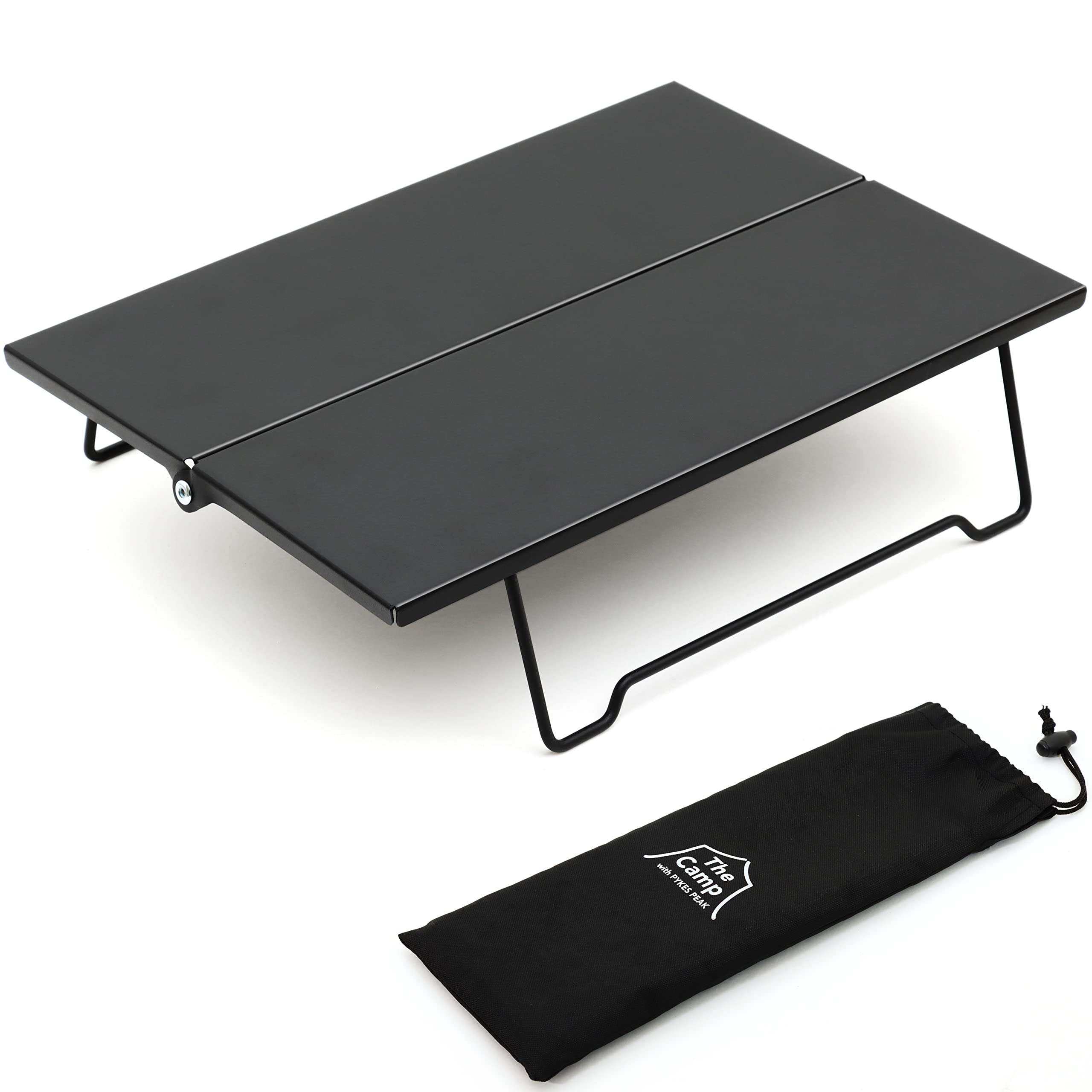 

PYKES PEAK ПРОЧНЫЙ ЛЕГКИЙ МИНИ Кемпинг Открытый Низкий Стол для Соло откройте и соберите в 5 Складок и Включает место для хранения Стол, Кемпинг. Всего несколько секунд. чёрный