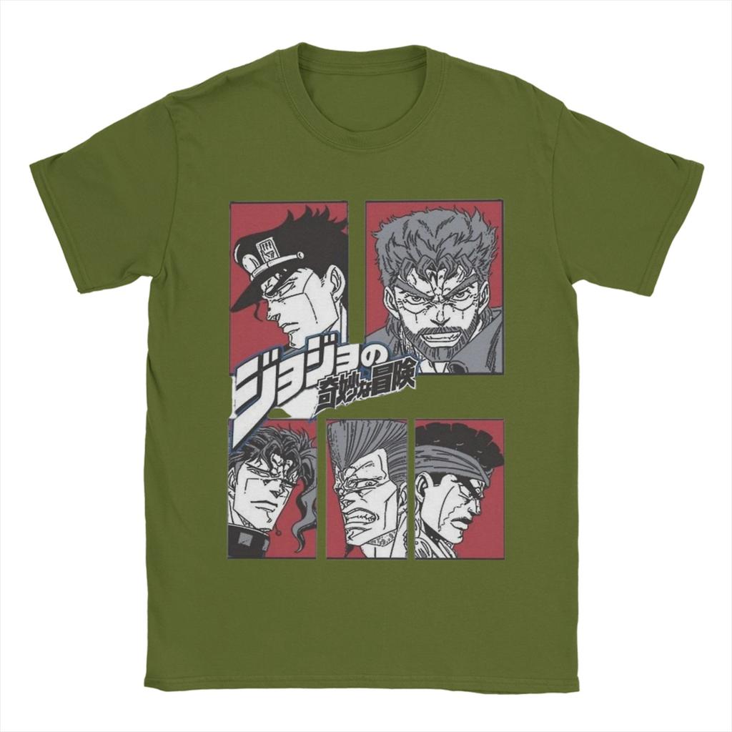 Cool Chrono Pulse Fighters JoJos Bizarre Adventure TShirt for Unisex O Neck  Cotton T Shirt  Short Sleeve Tee Shirt Clothing