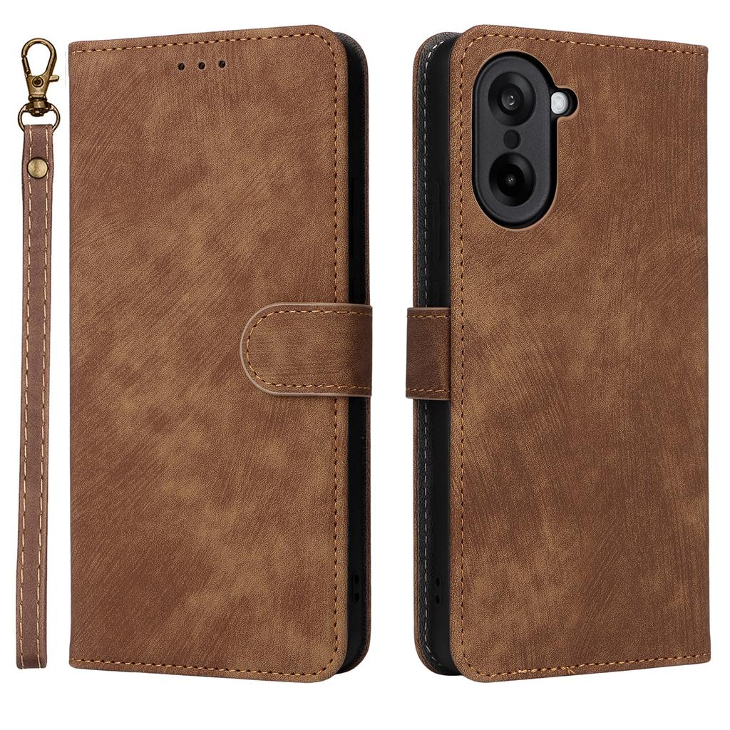 Für OnePlus Nord CE5 5G/Ace 5 Racing 5G Hülle Brieftasche RFID-Blockierung PU-Leder Handyhülle Ständer mit Riemen