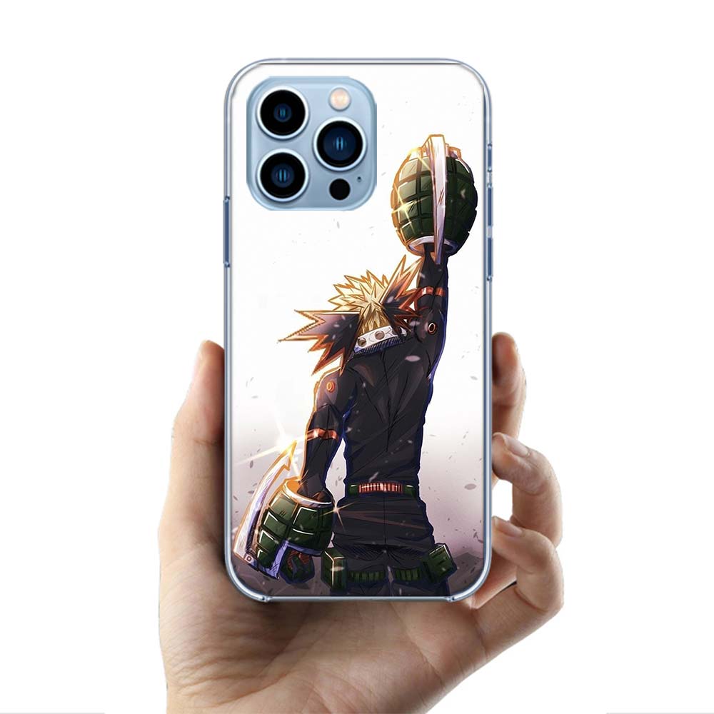 My Hero Bakugou Katsuki Cases Phone Case For Iphone 17E 16E 17 Air 16 Pro Max 15 Pro 14 Plus 11 13 12 Mini Cover Cases Compatibl