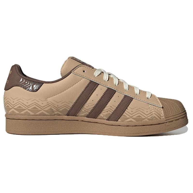 Adidas Originals Superstar Shoes 'Magic Beige / Cargo Brown' Sneakers IF0505
