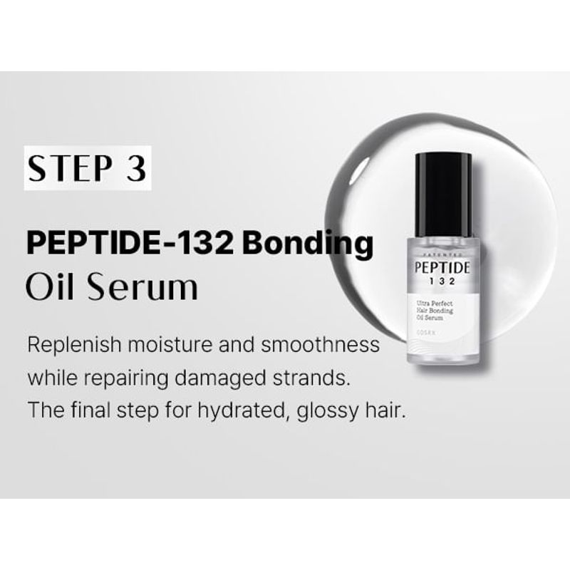 COSRX Peptide 132 Ultra Perfect Hair Bonding Oil Serum Bundle Set
