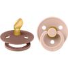 Chupete bebé - BIBS - Color - Tetina anatómica - Pack de 2 - Caucho natural - Talla 1 Blush Woodchuck
