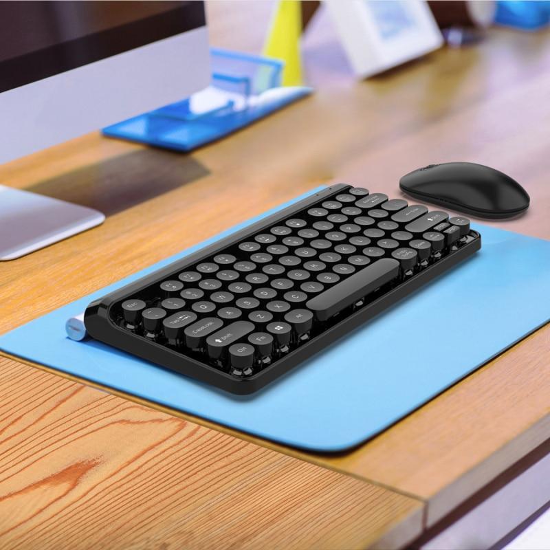 Buy Punk 2.4G Wirless Keyboard Set Phone Tablet Laptop Wirless ...