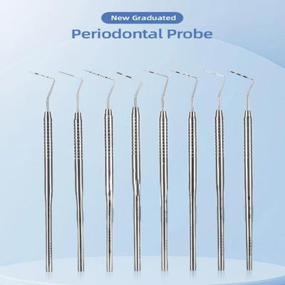 1PC Dental Periodontal Probe with Scale Stainless Steel Instrument Tool Endodontic Equipment Probe Length 16cm