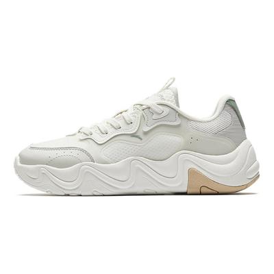 Afterwave 4 Chaussures Décontractées Basses Confortables Polyvalentes Résistantes à l'Usure Absorbant les Chocs Baskets Femmes Blanc Gris Vert 122528852-1
