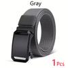 Premium Men's Tactical Belt New Automatic Buckle Canvas Belt Durable Tactical Workwear Belt for Men Outdoor Training Pants Belt
