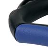 Universal PU Leather Car Racing Steering Wheel Sport F1 JDM Auto Blue+Black