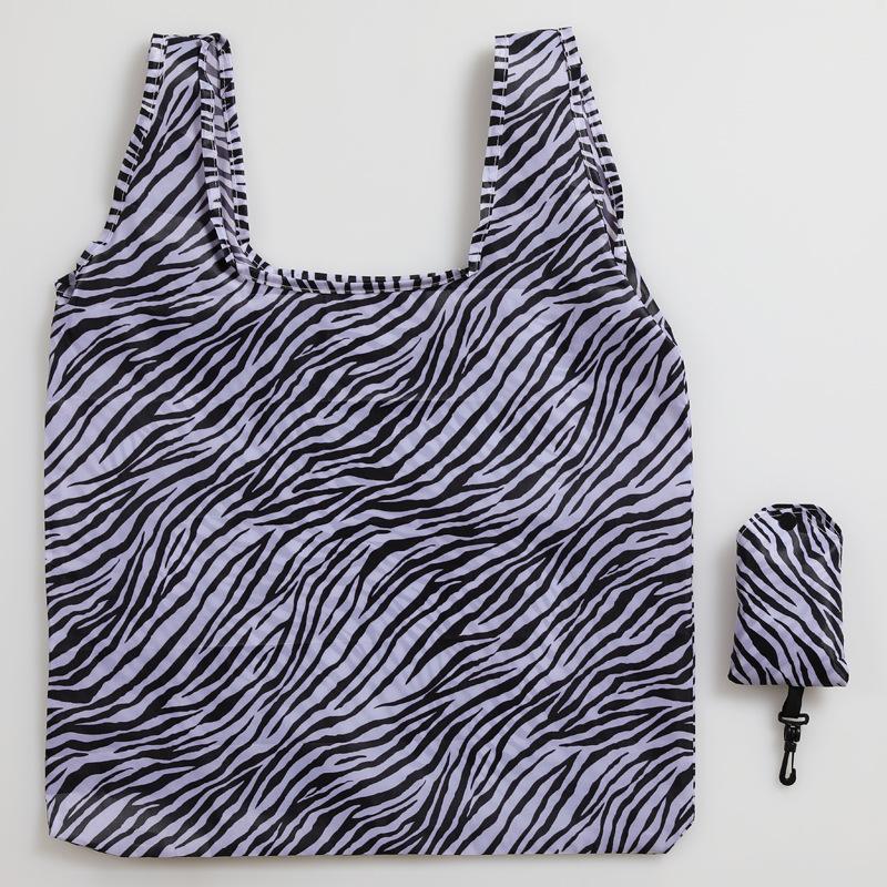 Folding Environmental Protection Shopping Bag Bag Travel Shoulder Portable Thickened Large Size Grocery Bag Supermarket Environmental Protection Bag