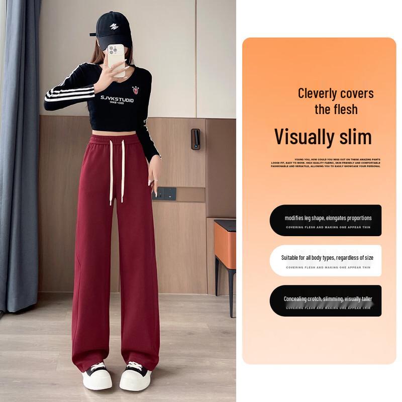 

Women s High Waist Wide Leg Casual Pants M