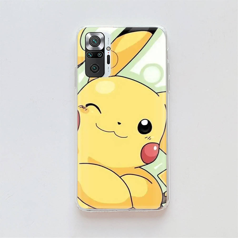 

Прозрачный чехол для Samsung A04 A14 A23 A34 A54 M23 M33 M52 M53 Realme Narzo 50 50I 50a Prime C35 C55 C30S 10 9 Pro K-86 Pikachu Infinix Hot 9 Play