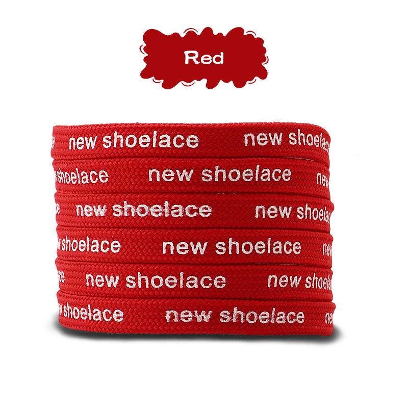 Stylish Reversible Letter-Printed Shoelaces High-Quality Shoelace for Sneakers and Canvas Shoes 100/120/140/160cm 1Pair