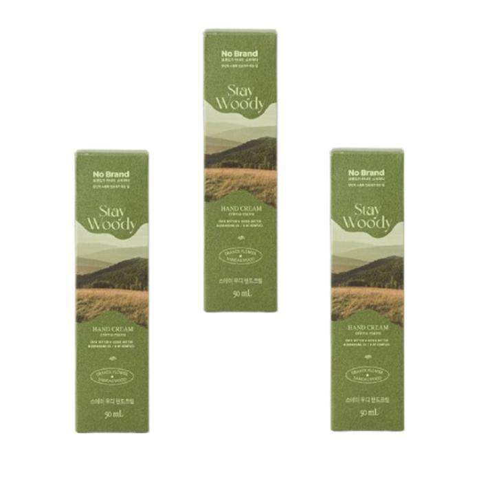 

NOBRAND Stay Woody Hand Cream x 3 Soft, Moisturizing, Fragrant Hand Care Gift (41264116)