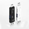 5 w 1 wielofunkcyjny czytnik kart pamięci USB 3.0 typu C / USB / Micro USB / Tf Adapter czytnika kart OTG