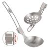 Good-Kitchen Outdoor Camping Soup Spoon Mountaineering Backpacker Portable Pot Soup Spoon Portable Folding Soup Spoon