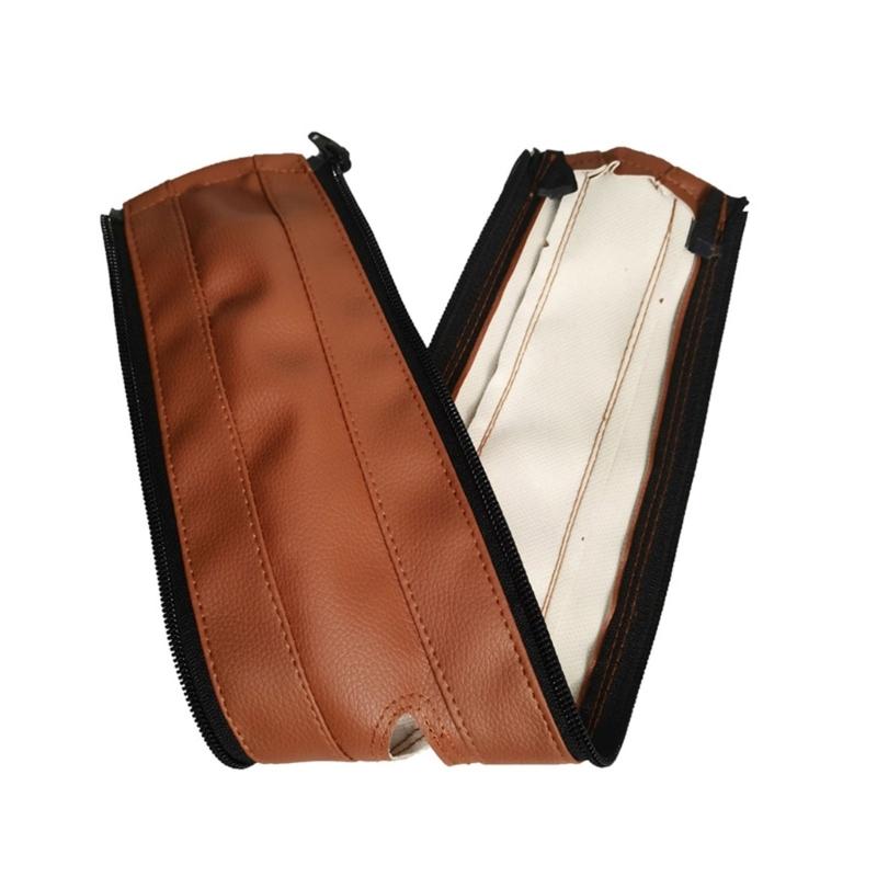 Pram Handle PU Cover Baby Pushchair Armrest Handle Sleeve Pushchair Handlebar Sleeve Removable Handle Cover