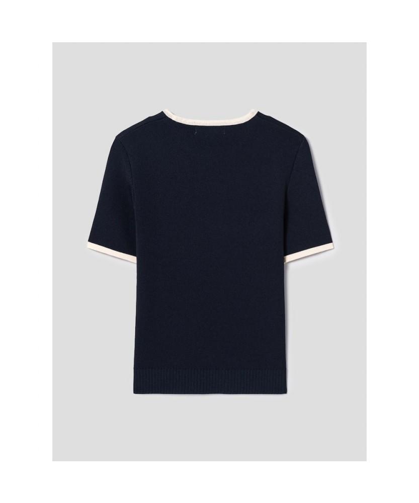 Diaepeocheo Damian Knit Top Navy (Ta5751A05R)