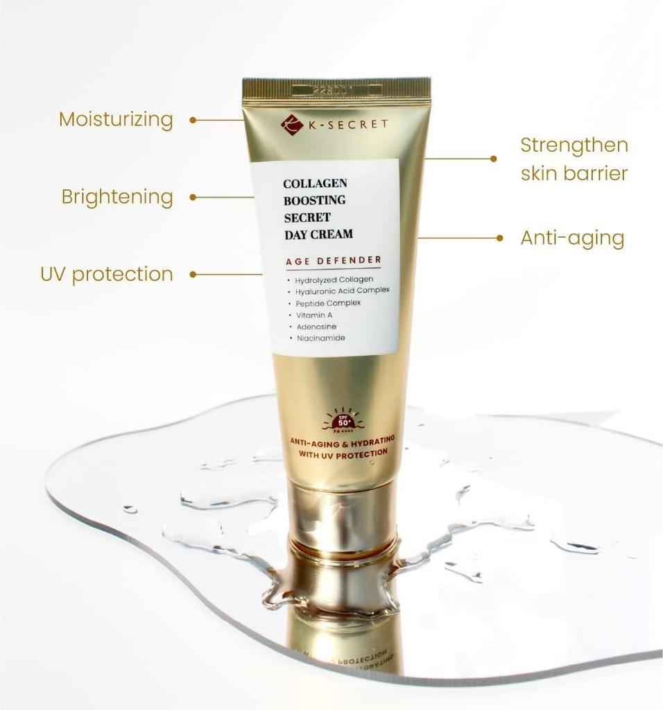 K-SECRET Collagen Boosting Secret Sun Lotion SPF50+ PA++++ 60ml