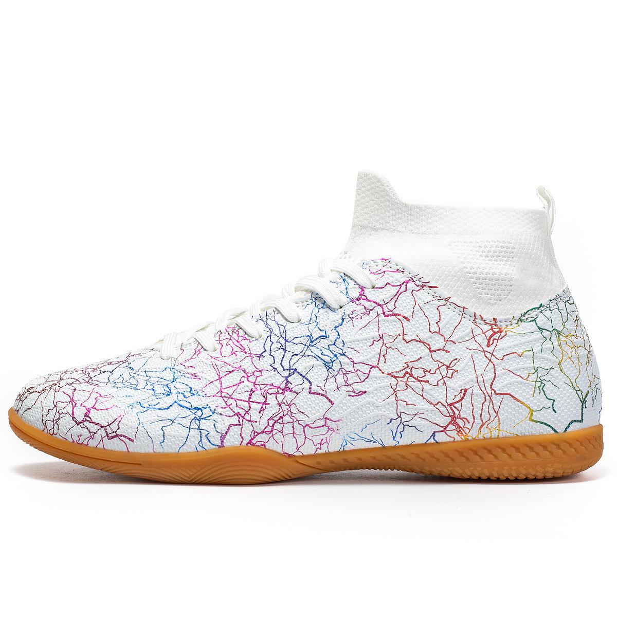 

High-top football shoes men s camouflage breathable student professional training flat-soled sneakers popular football shoes 35