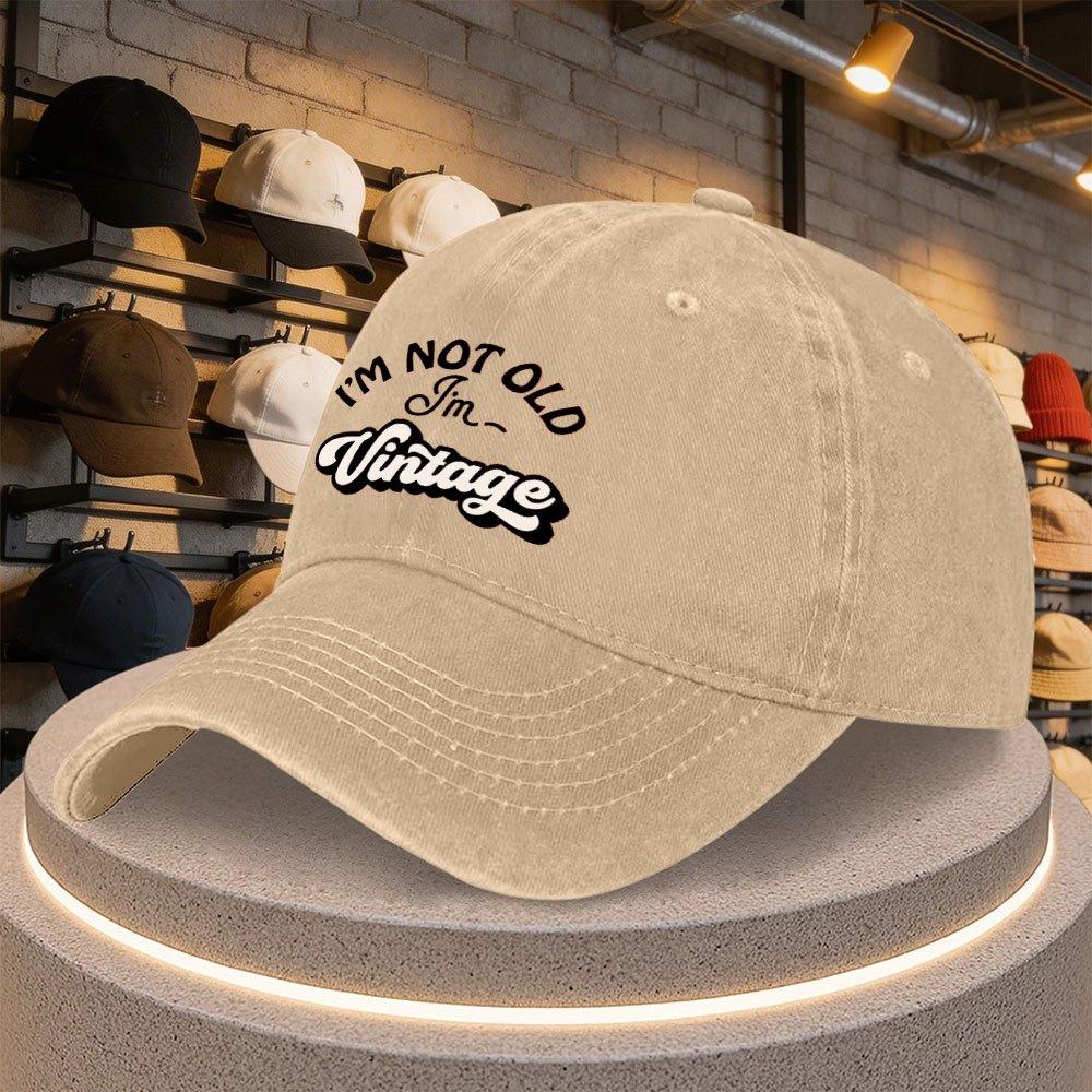 Vintage English Letter Print Duckbill Baseball Cap Adjustable Casual Hat for Parties Sports Daily Wear
