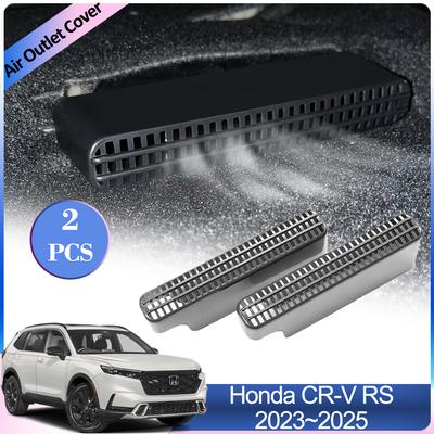 Cubiertas para salidas de aire de coche, escape debajo de los asientos traseros, rejilla de ventilación del aire acondicionado, accesorios interiores para Honda CR-V CRV RS 2024 2025