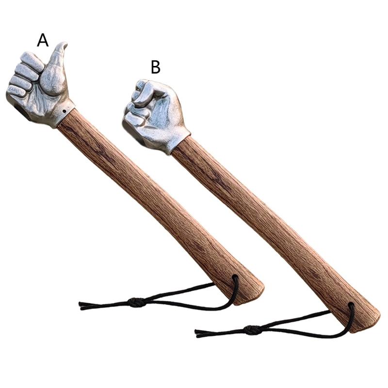 Stainless Steel Thumb Fist Hammer Emergency Window Breaker Function and Fist Grip Collectible Art for Car Safety