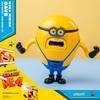 Minions Despicable Me 4 Mega Dave Action Figure with Hidden 6 Interchangeable Facial Minion Model Gift for Kids Ages 8 and Up Toy, 4.7-inch Pocket,
