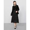 JUZUI Women's Elegant Lace A-Line Midi Skirt