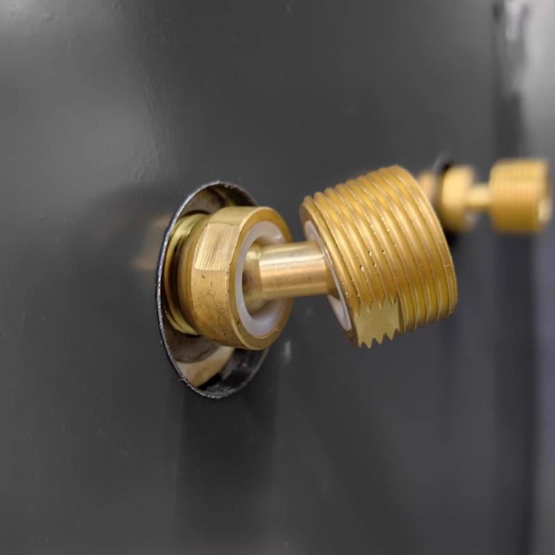 Strong Brass Thread Nipples Adapters Angle Adjustment Shower Faucet Adapters Simple Installs for Valves Connection