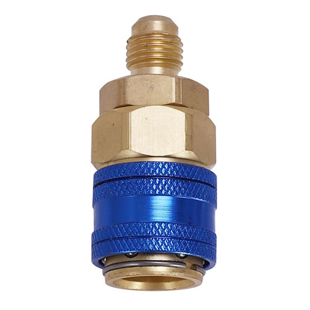 Coolant Filling Tube Injection Tool with Low Side Quick Coupler Adapter 1/4 SAE Manual Oiler Injection 1Oz AC System Accessories