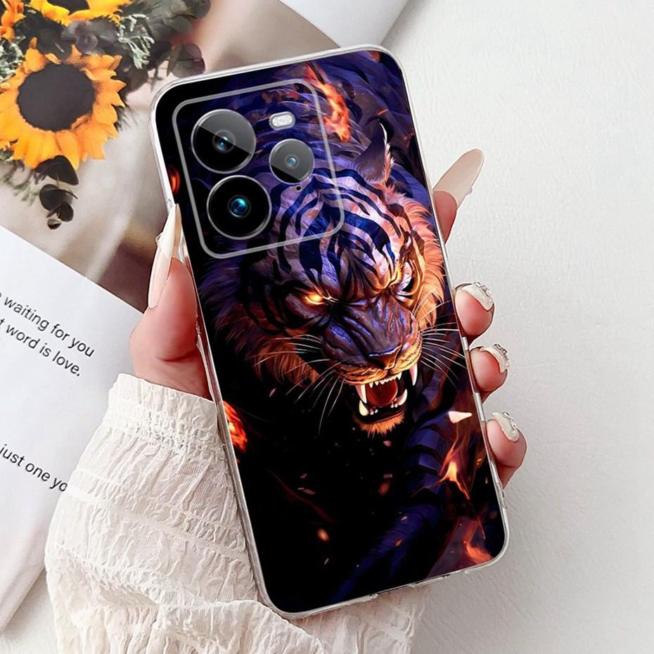 Fashion Painting Case For Realme GT 7 Pro 7T Soft Silicone TPU Phone Cases For Realme GT7 GT7T 7Pro 5G Covers Bumpers