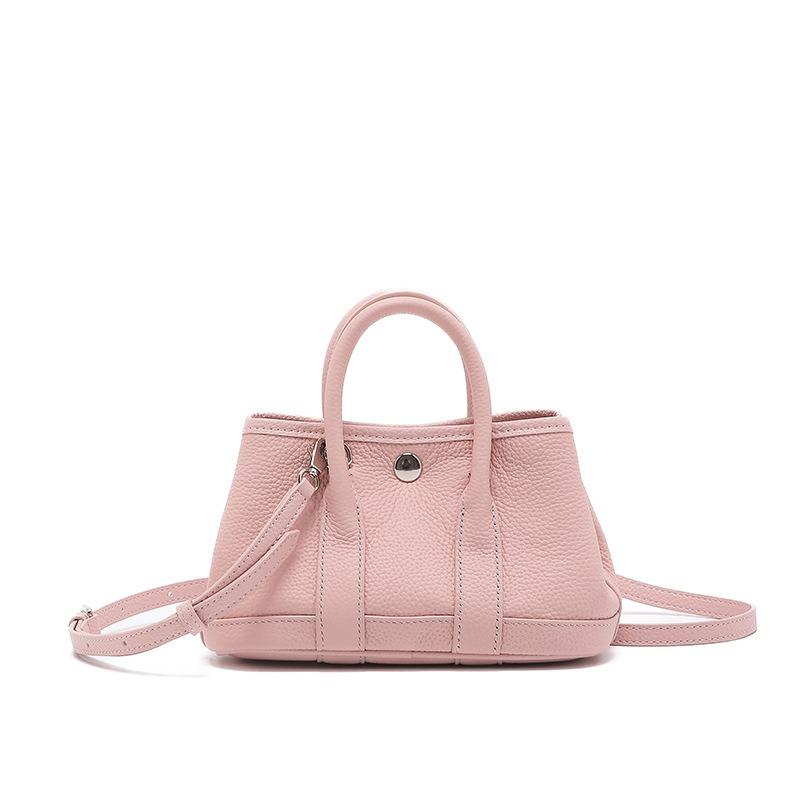 Leather Women's Bags, Messenger Bags, Women's New Cute Garden Bags, Niche Design, High-end Shoulder Bags
